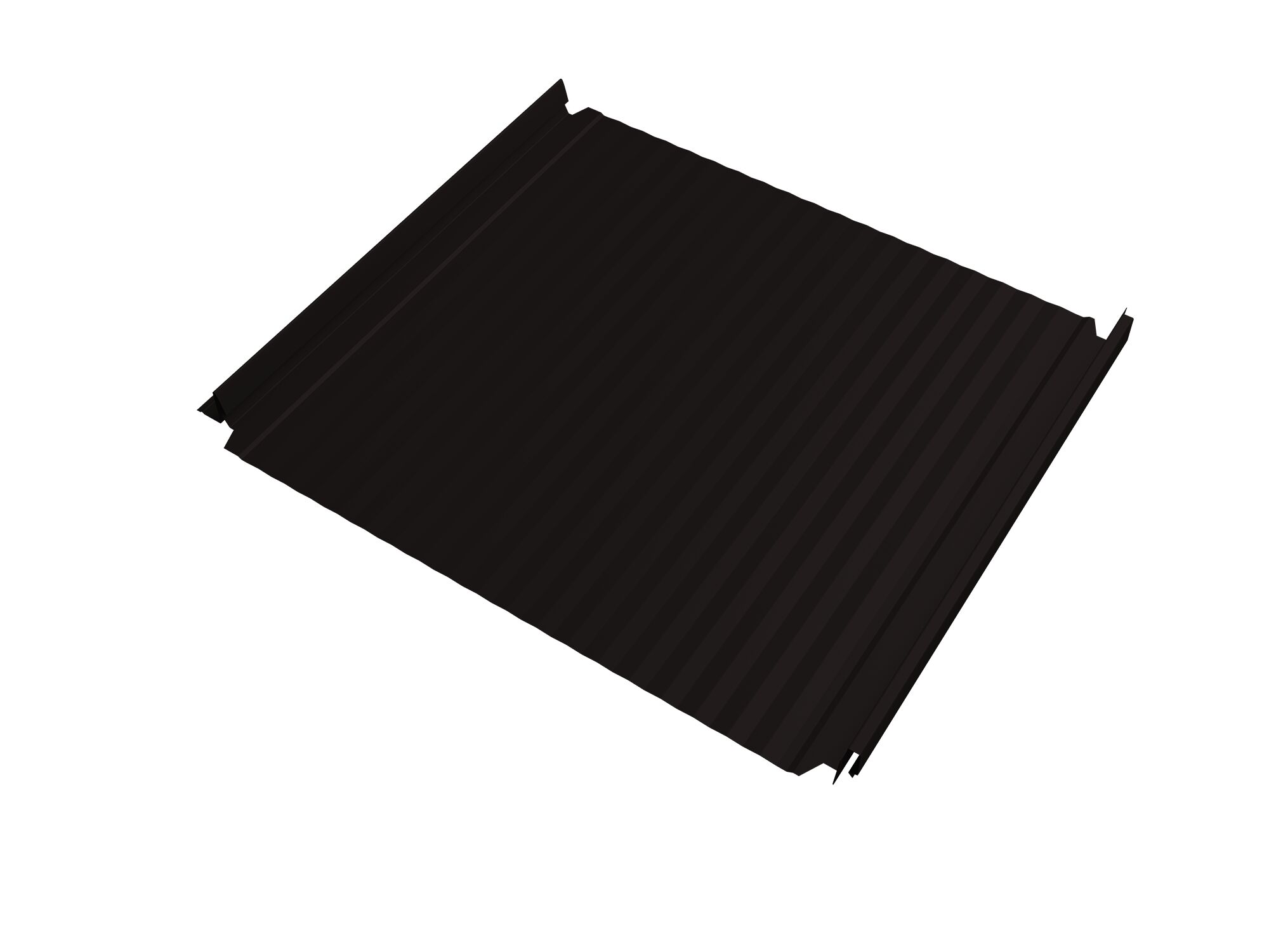 Кликфальц Double Pro Gofr GL 0.45мм Drap TX с пленкой на замках {длины по спецификации} купить в Санкт-Петербурге