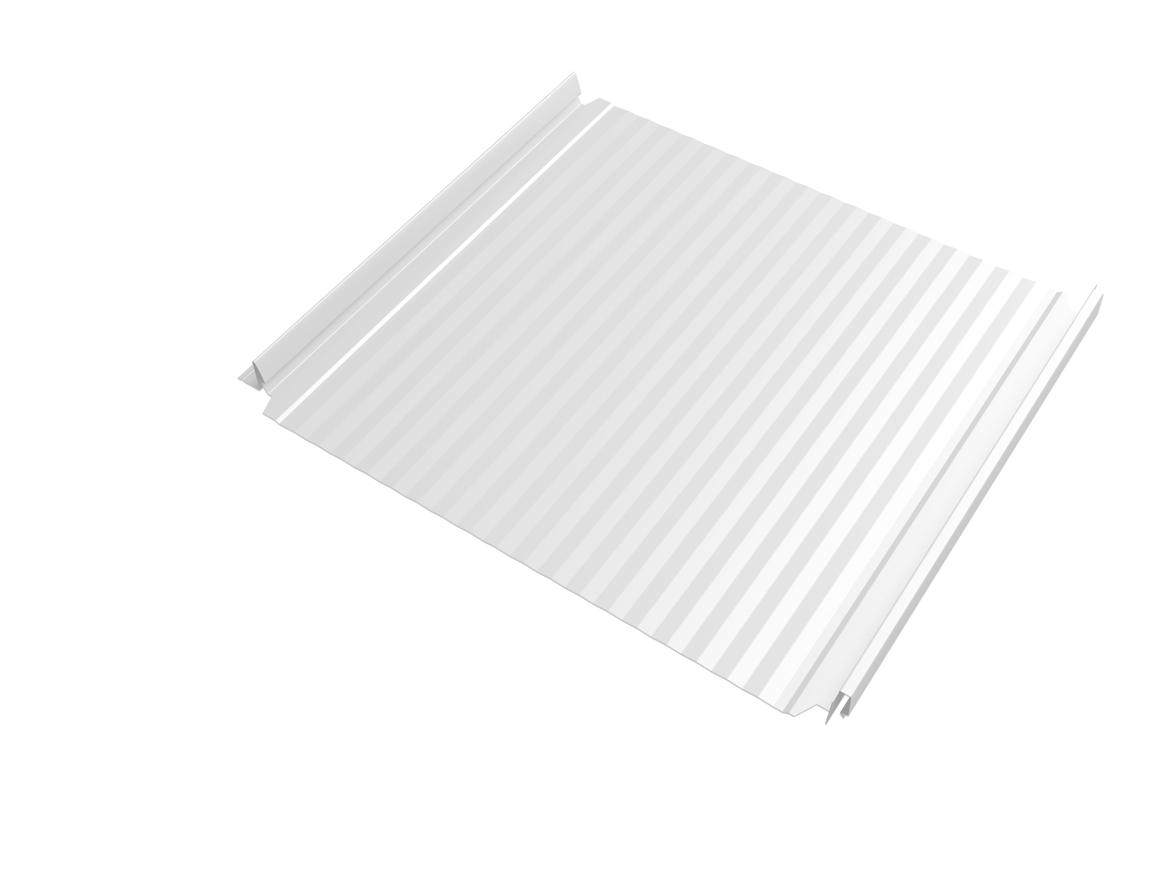 Кликфальц Double Pro Gofr GL 0.50мм Satin с пленкой на замках {длины по спецификации} купить в Санкт-Петербурге