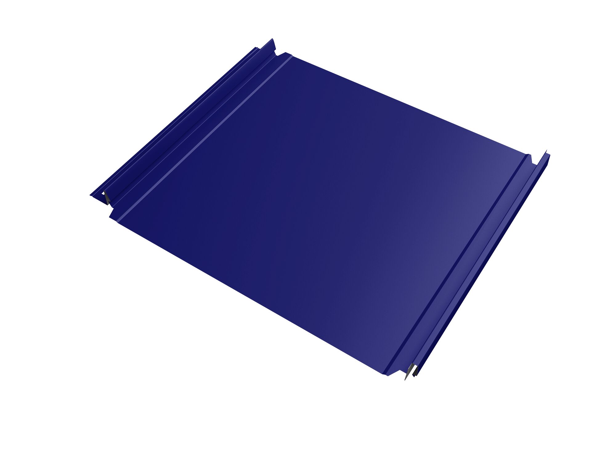 Кликфальц Double Pro GL 0.45мм ПЭ с пленкой на замках {длины по спецификации} купить в Санкт-Петербурге