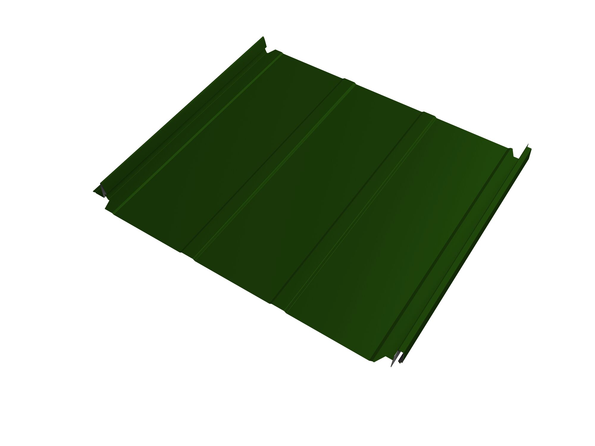 Кликфальц Double Pro Line GL 0.45мм 6002 (зеленый) ПЭ с пленкой на замках {длины по спецификации} купить в Санкт-Петербурге