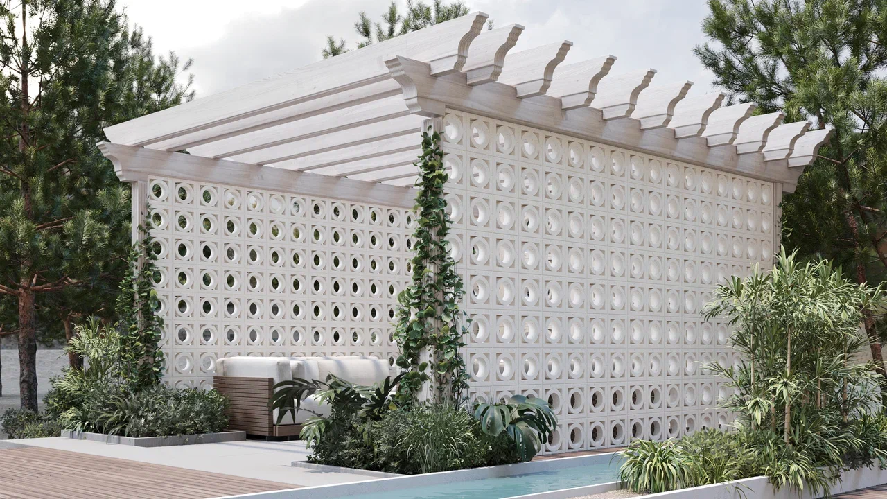 Блок архитектурный Pipe (Пайп)-50 под покраску 250х250мм Nokkel купить в Санкт-Петербурге