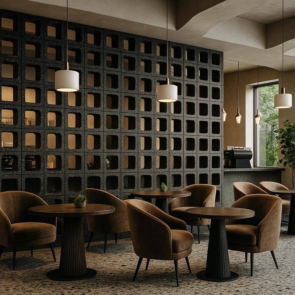 Блок архитектурный шлифованный Cube (Куб)-70 LUX серый 250х250мм Nokkel купить в Санкт-Петербурге