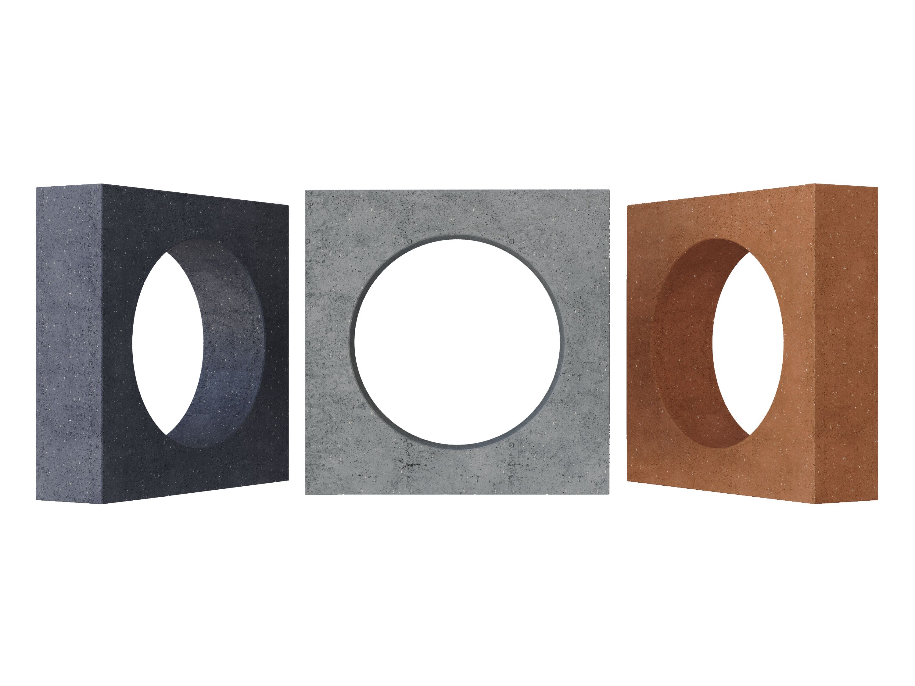 Блок архитектурный шлифованный Planet (Плэнет)-50 LUX 250х250мм Nokkel купить в Санкт-Петербурге