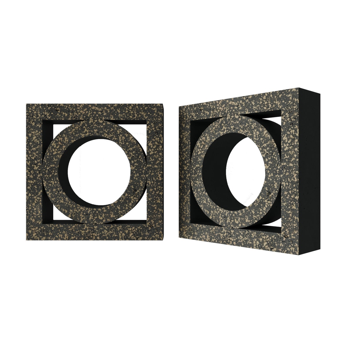 Блок архитектурный шлифованный Pipe (Пайп)-70 LUX 250х250мм Nokkel купить в Санкт-Петербурге