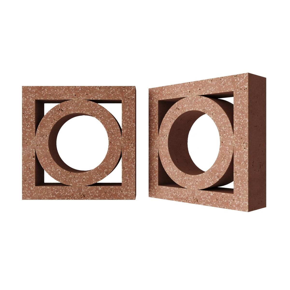 Блок архитектурный шлифованный Pipe (Пайп)-50 LUX 250х250мм Nokkel купить в Санкт-Петербурге