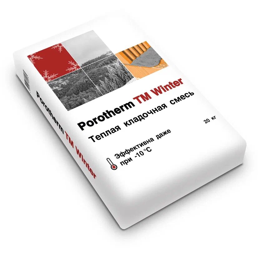 Porotherm TM Winter-10 Теплый кладочный раствор  купить в Санкт-Петербурге