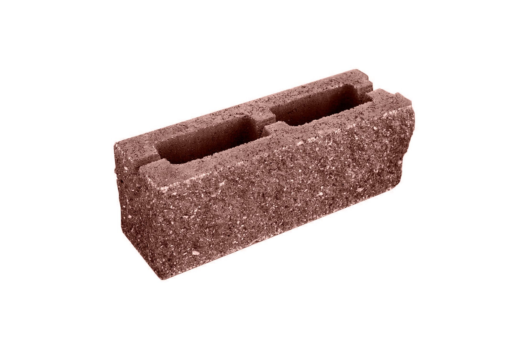 СКЦ-2Л-9 Т Камень бетонный стеновой колотый облиц торцы Стандарт (гладкий) коричневый 189шт/пд купить в Санкт-Петербурге