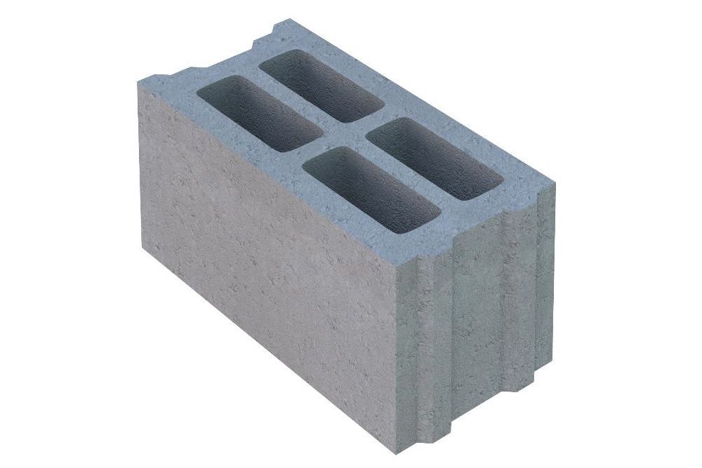 СКЦ-1Р-1ПГ/(01) Камень бетонный стеновой перегородочный Стандарт (гладкий) серый 90шт/пд купить в Санкт-Петербурге