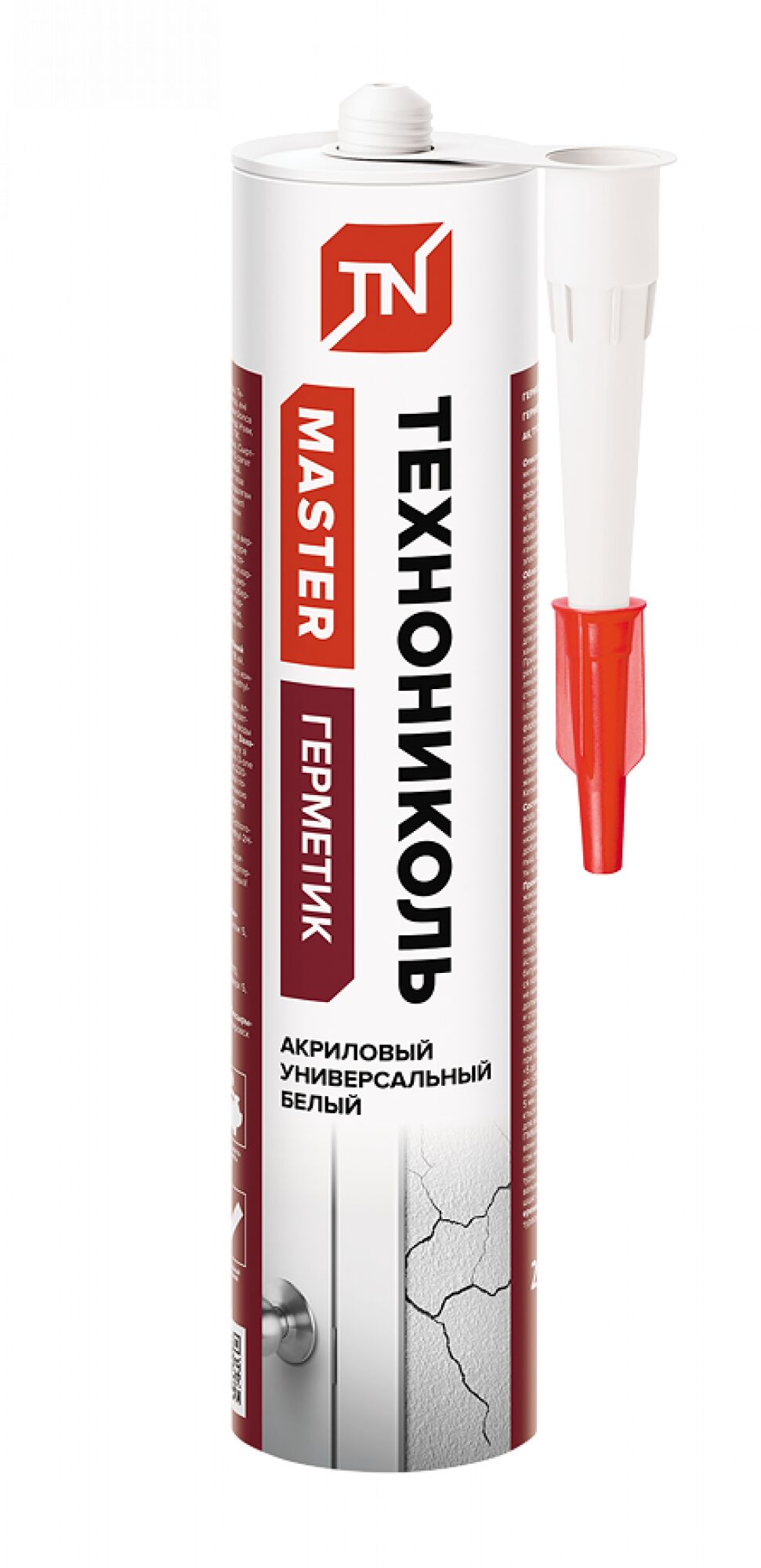 Герметик ТЕХНОНИКОЛЬ универсальный акриловый белый 280 мл купить в Санкт-Петербурге