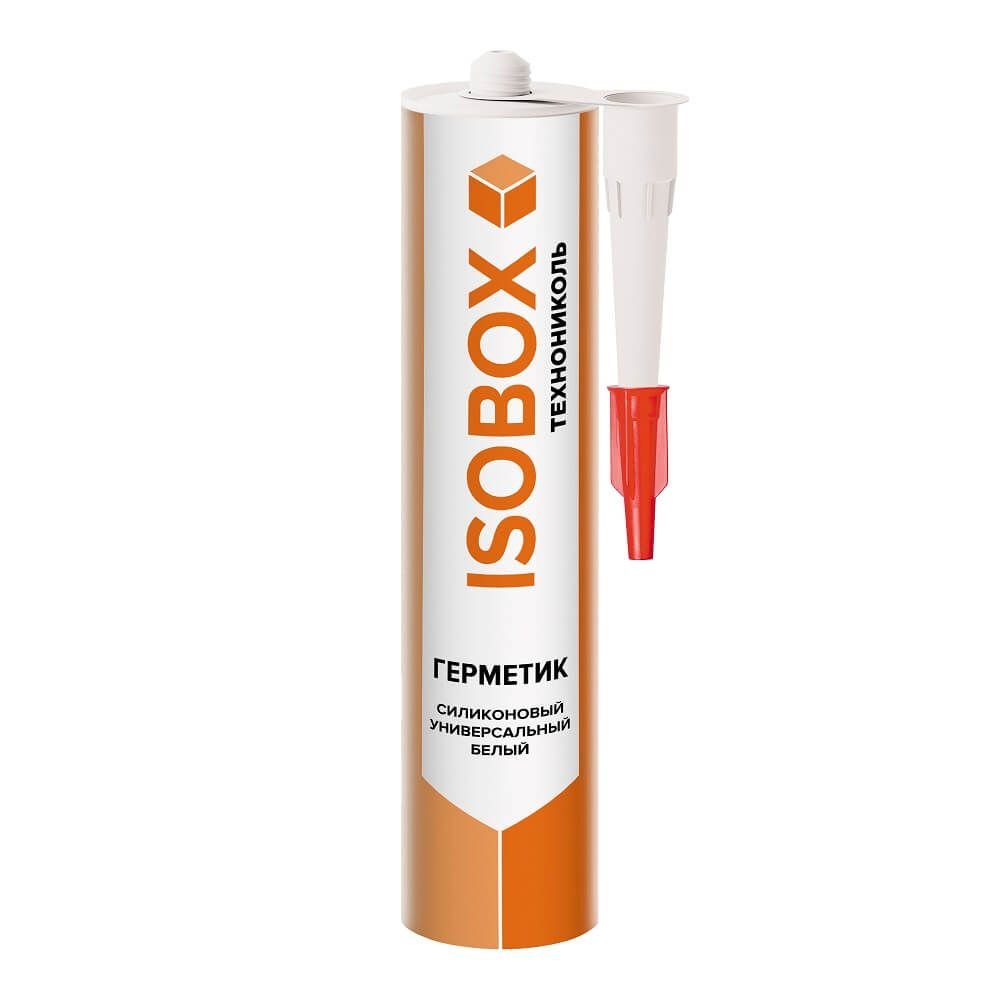 Герметик ISOBOX силиконовый универсальный белый 260 мл купить в Санкт-Петербурге