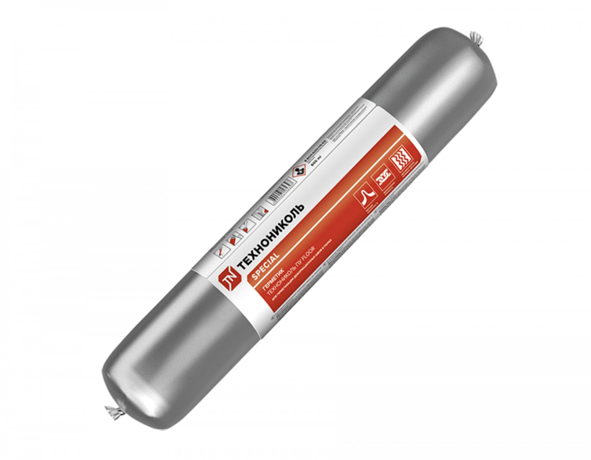 Герметик ПУ MASTER Floor, ТехноНиколь, цвет серый, 600мл купить в Санкт-Петербурге