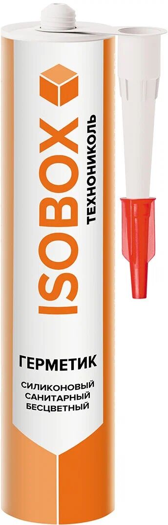 Герметик ISOBOX силиконовый санитарный бесцветный 260 мл купить в Санкт-Петербурге