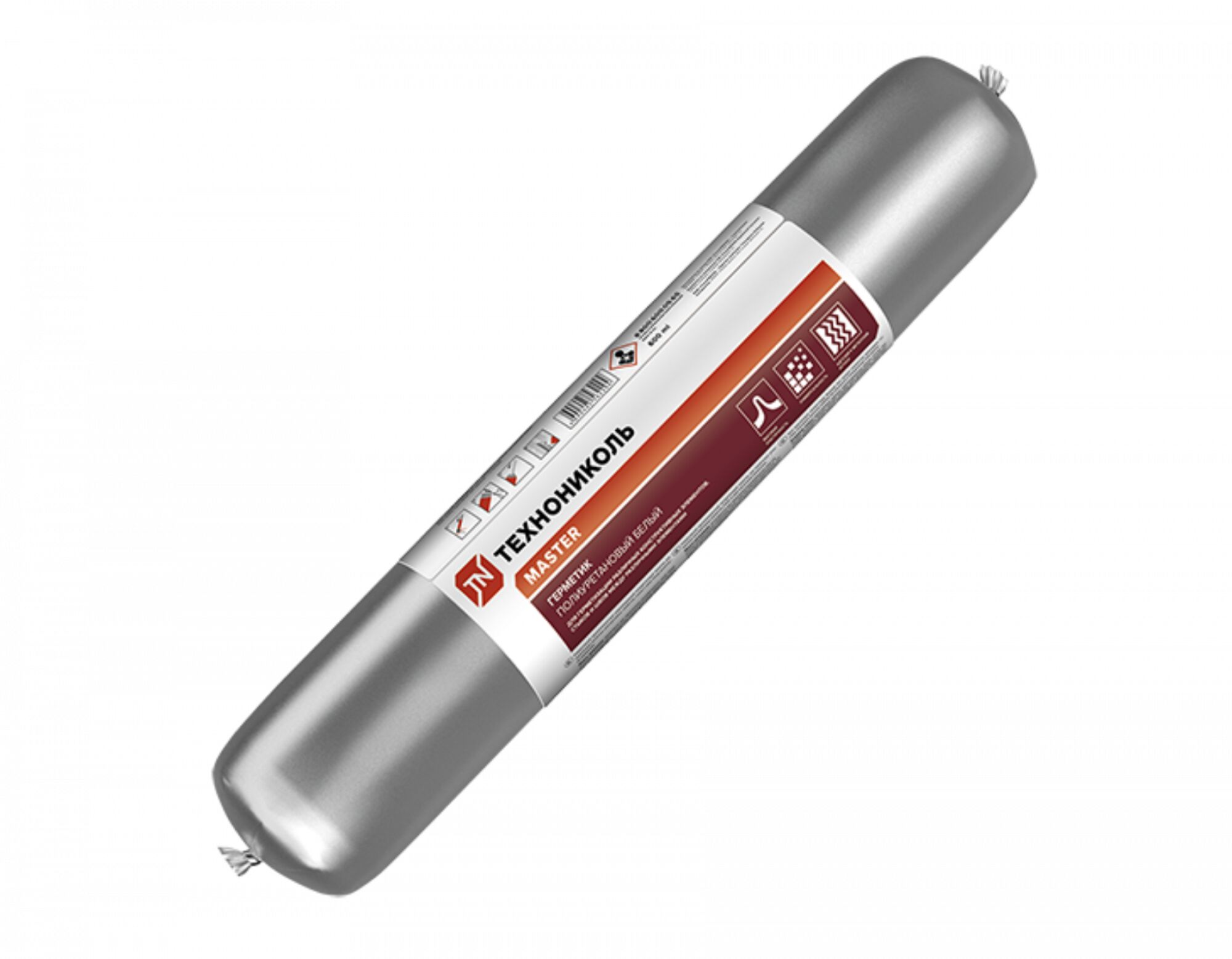 Герметик ТЕХНОНИКОЛЬ ПУ MASTER серый 600 мл купить в Санкт-Петербурге