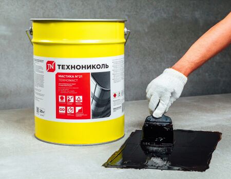 Мастика №21 кровельная ТехноНиколь (Техномаст) 20кг купить в Санкт-Петербурге