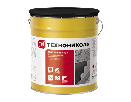 Мастика №27 приклеивающая ТехноНиколь 12кг купить в Санкт-Петербурге