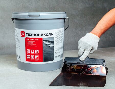 Мастика №31 кровельная морозостойкая ТехноНиколь 18кг купить в Санкт-Петербурге