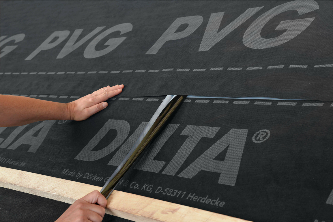 Гидро- и пароизоляционная плёнка DELTA PVG PLUS 1,5х50м 75м² купить в Санкт-Петербурге