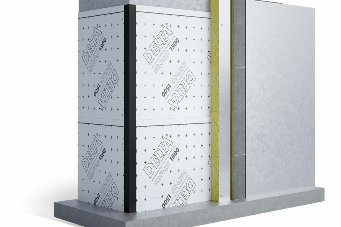 Теплоотражающая пароизоляция DELTA NEOVAP 1500 1.08х60м 64.8м2 купить в Санкт-Петербурге