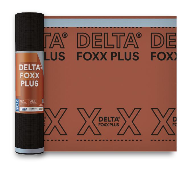 DELTA FOXX PLUS 1,5х50м 75м² диффузионная мембрана Дельта Фокс Плюс купить в Санкт-Петербурге