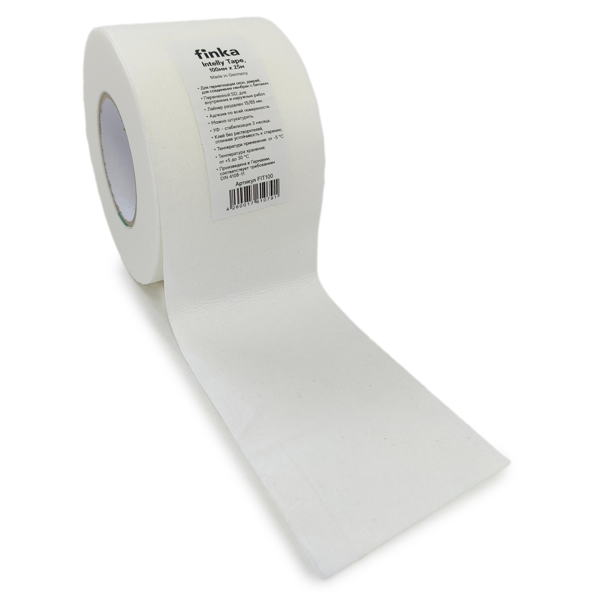 Клейкая оконная лента Finka Intelly Tape 100мм x 25м купить в Санкт-Петербурге
