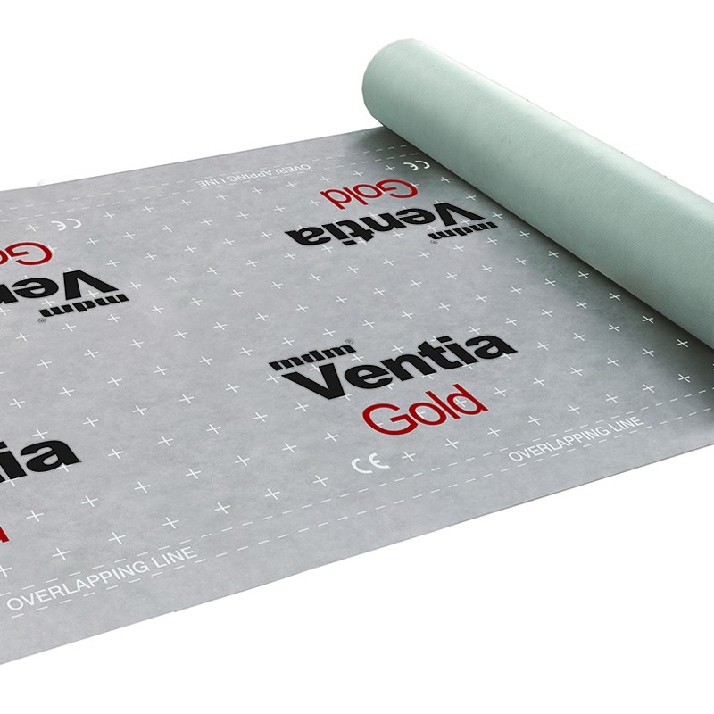 MDM VENTIA GOLD TT кровельная мембрана с клейкими полосами 1,5х50м 75м2 купить в Санкт-Петербурге