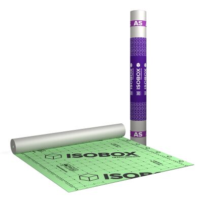 Диффузионная мембрана с клеевой полосой ISOBOX AS+ 1.5х50м 75м2 купить в Санкт-Петербурге