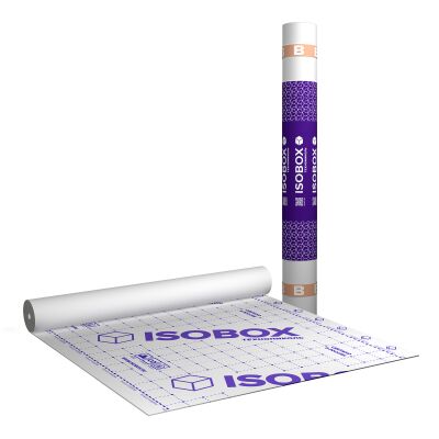 Пароизоляция с клеевой полосой ISOBOX B+ 1.6х43.75м 70м2 купить в Санкт-Петербурге