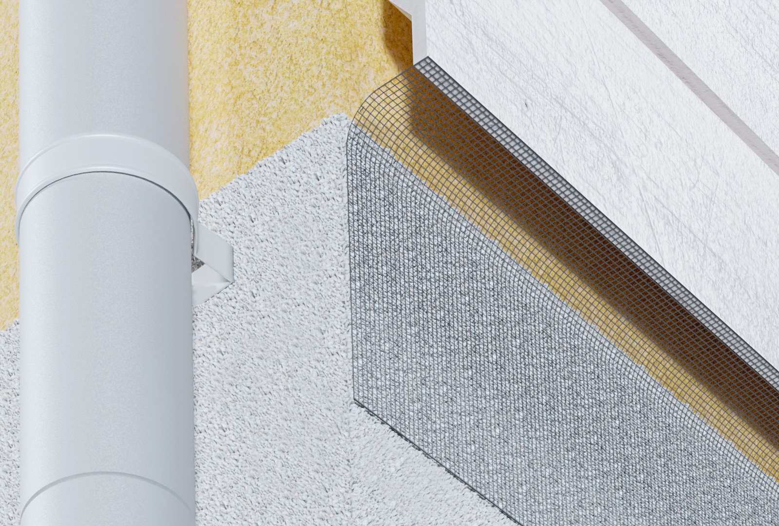 Карнизная сетка Tectis 0.15х25м купить в Санкт-Петербурге