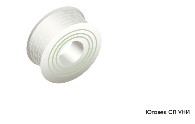Односторонняя армированная соединительная лента Ютавек СП УНИ 60мм х 25м купить в Санкт-Петербурге