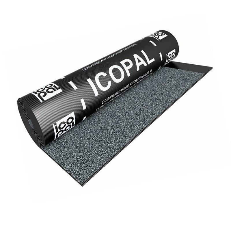 ВиллаТекс Изол В ХКП 10м2 наплавляемая битумная рулонная кровля (верхний слой) Икопал купить в Санкт-Петербурге