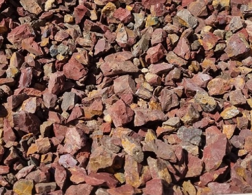 Крошка из яшмы красный 2-5мм Camonica купить в Санкт-Петербурге