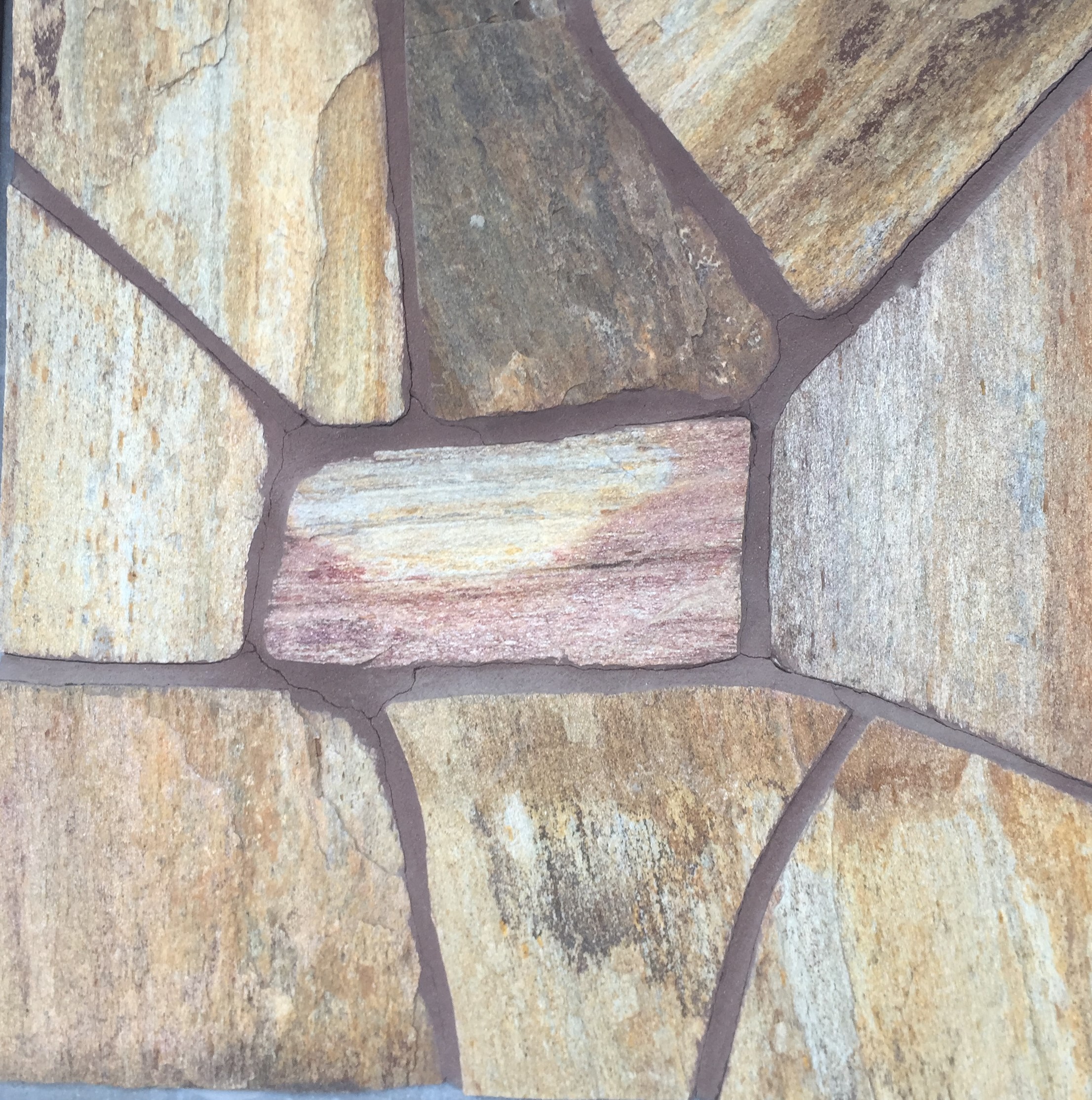 Кварцит Кора дерева златолит рваный край 15-30мм Camonica купить в Санкт-Петербурге