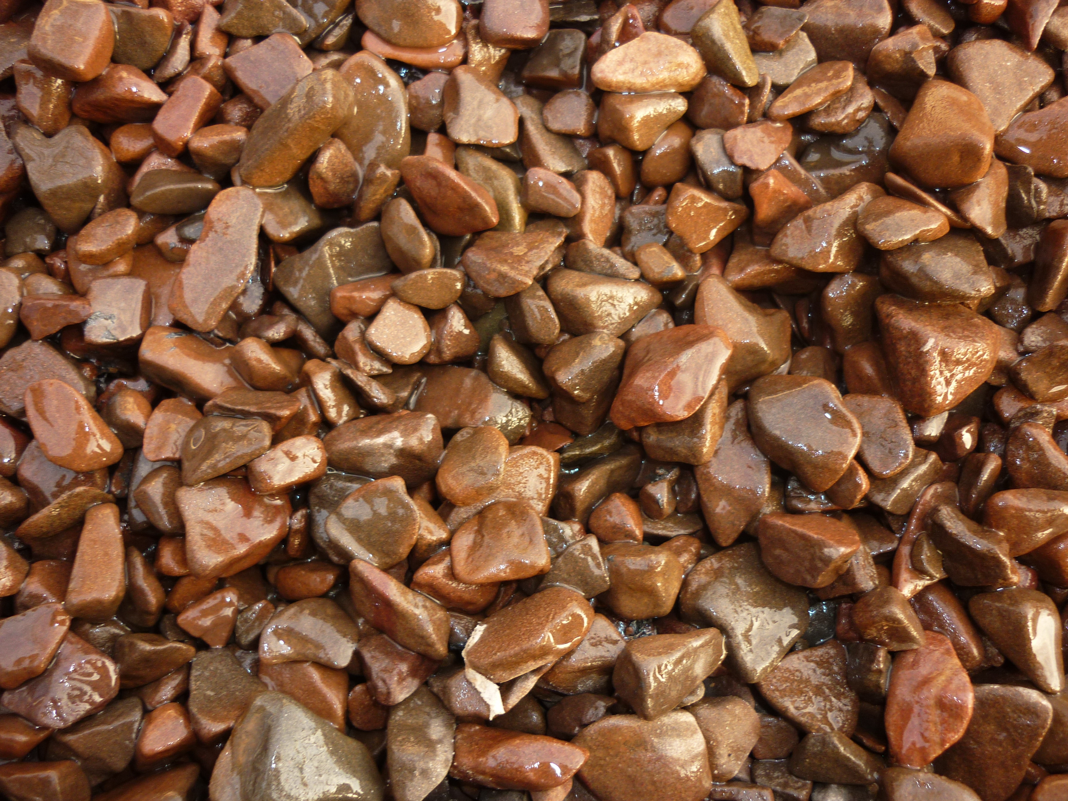 Галька из песчаника красный обоженный галтованный 10-20мм Camonica купить в Санкт-Петербурге