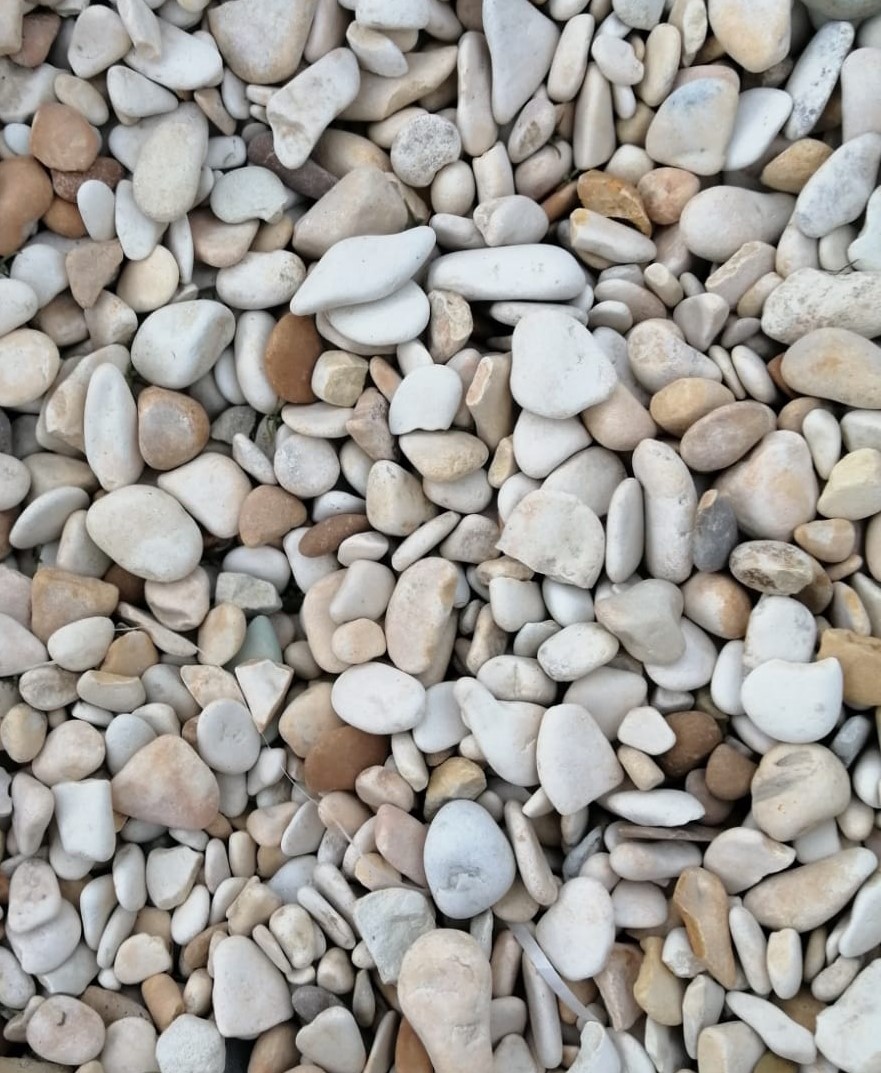 Галька черкесская светло-серый 30-60мм Camonica купить в Санкт-Петербурге