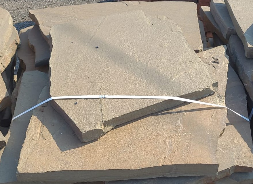 Песчаник серо-зеленый рваный край форм 40-50мм Camonica купить в Санкт-Петербурге