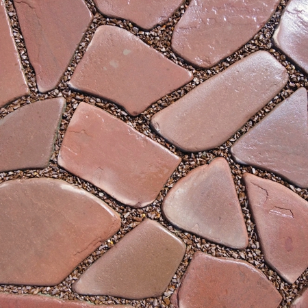 Песчаник красный обожженный, рваный край, галтованный 20-25 мм купить в Санкт-Петербурге