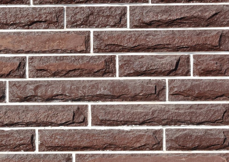 Плитка из лемезита бордо со сколом 100мм Camonica купить в Санкт-Петербурге