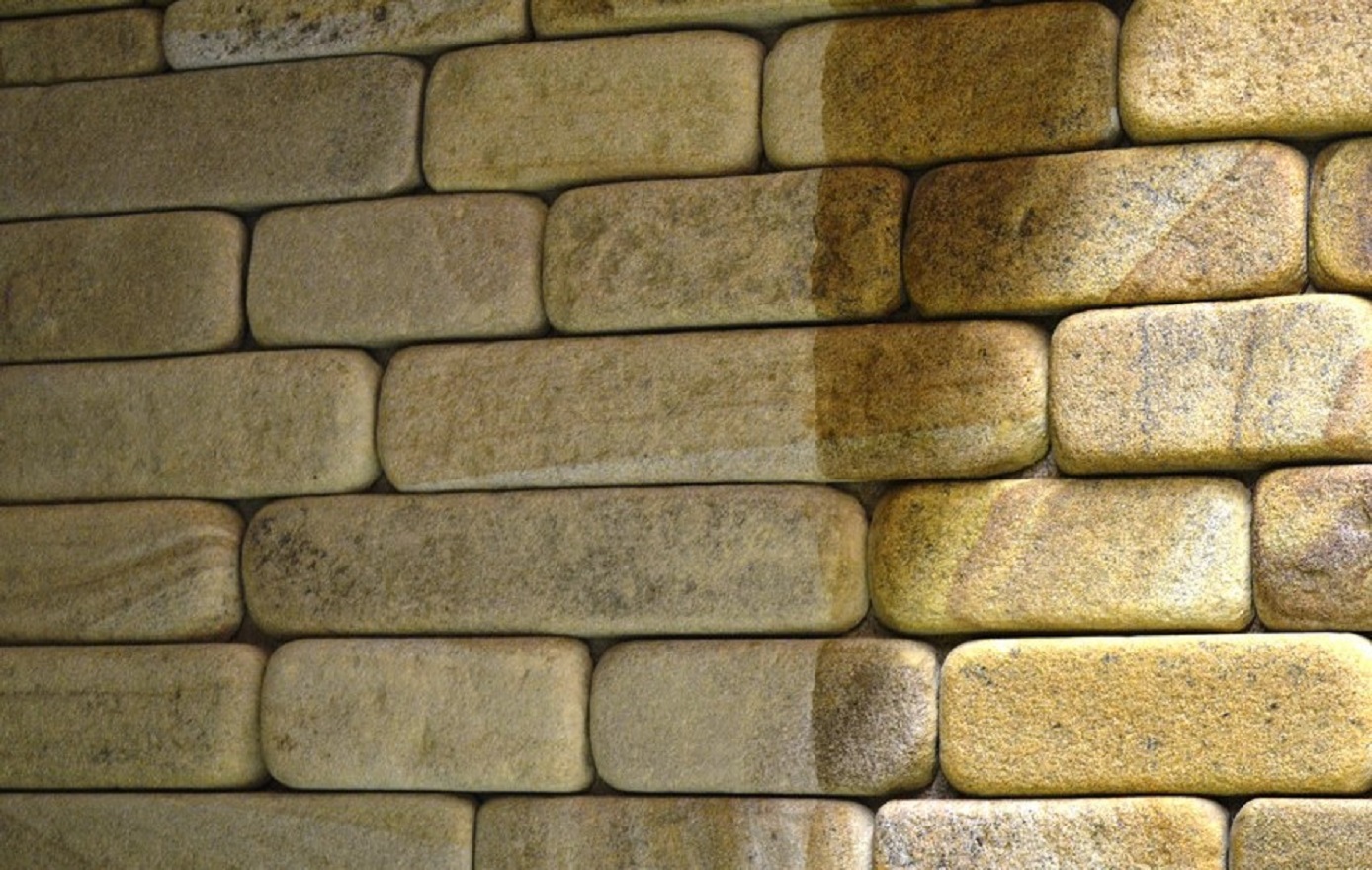 Плитка из песчаника бежево-коричневый с разводами галтованный 100мм Camonica купить в Санкт-Петербурге