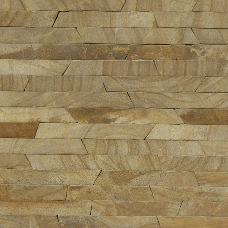 Полоска из песчаника бежево-коричневого с разводам 35 мм (ширина полоски) купить в Санкт-Петербурге