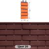 Гладкий кирпич №20
