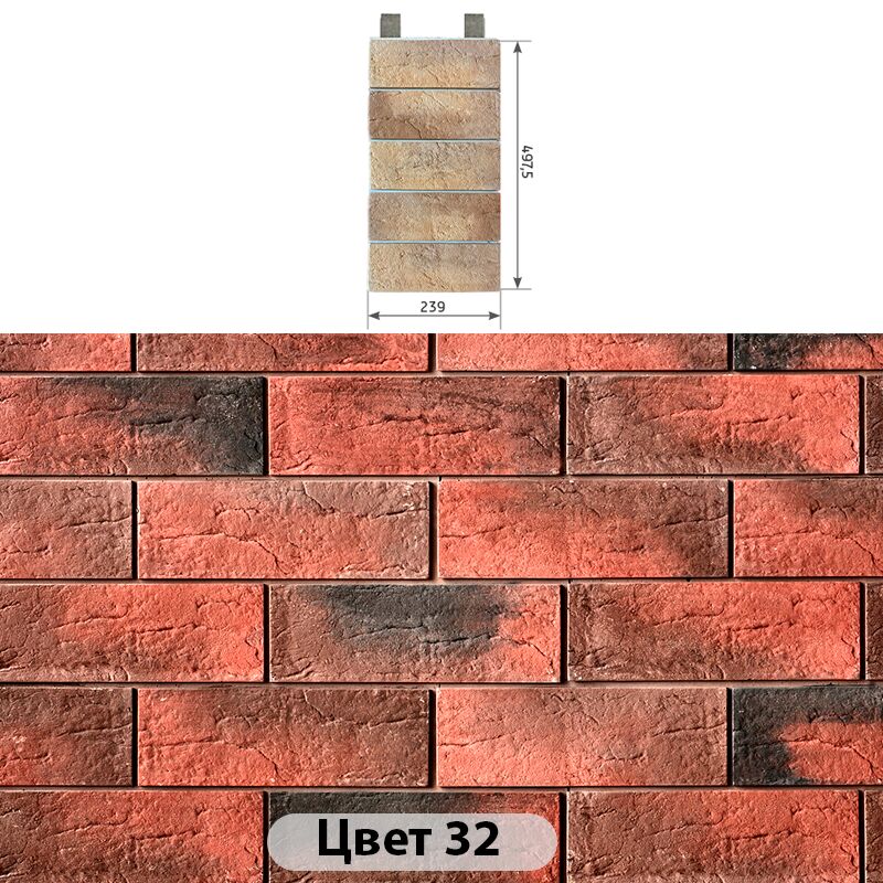 Наличник 5 кирпичей Индиго 239х497.50 купить в Санкт-Петербурге