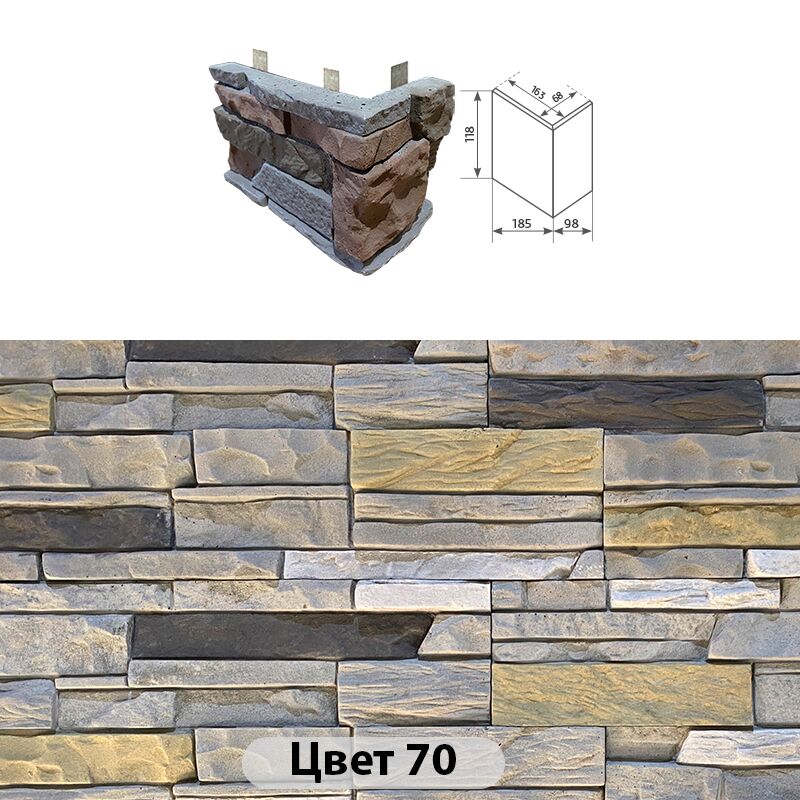 Угловой элемент Дакота 185х98х118 купить в Санкт-Петербурге