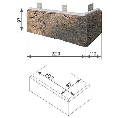 Угловой составной элемент Аризона 421х195 купить в Санкт-Петербурге