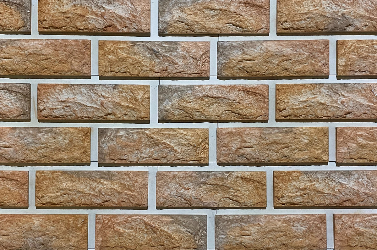 Камень-панель Сколотый кирпич Цвет №35 564х164х30 купить в Санкт-Петербурге