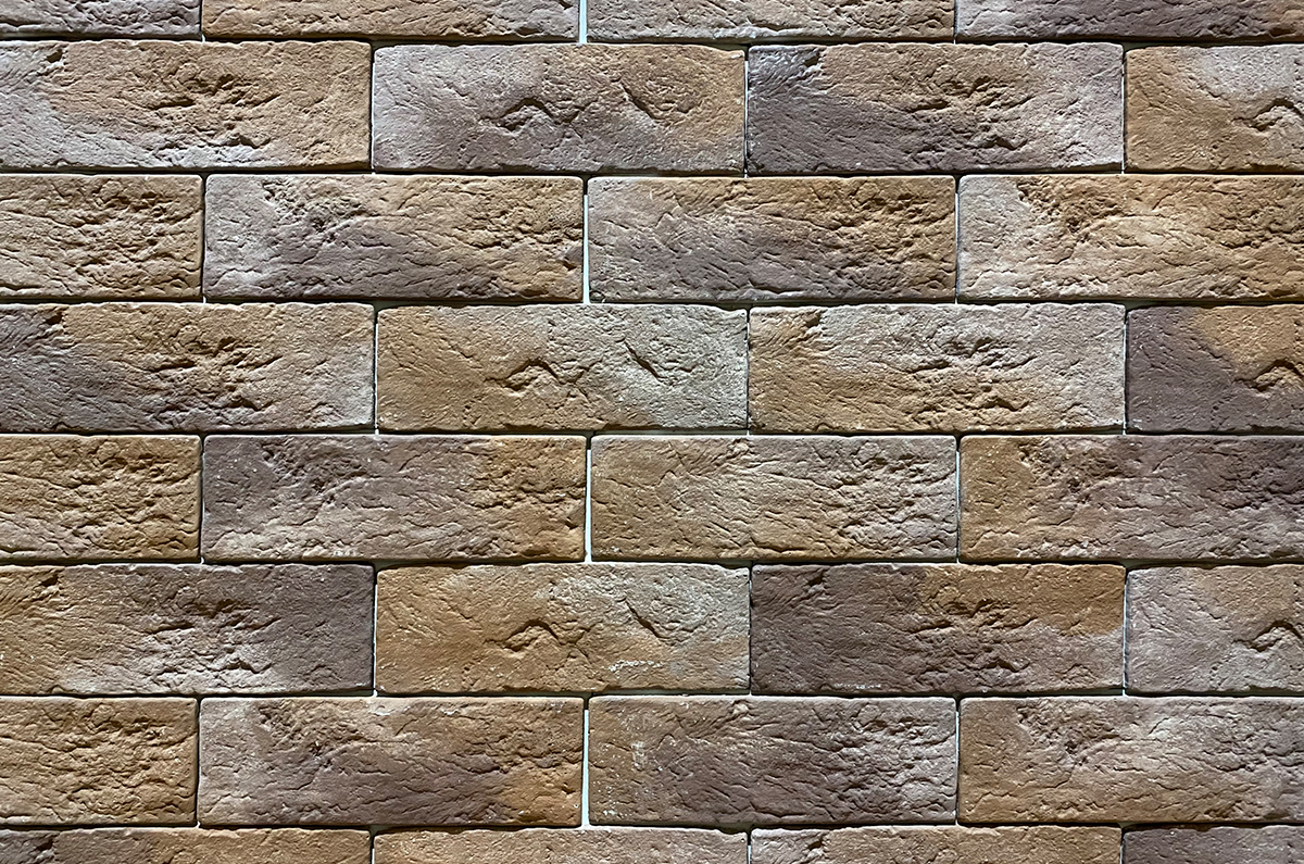 Облицовочная камень-панель с перекрытием шва канзас №37 купить в Санкт-Петербурге