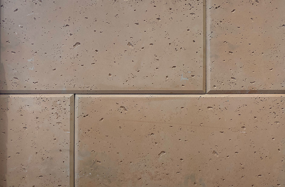 Облицовочная камень-панель Травертин цвет 7 купить в Санкт-Петербурге