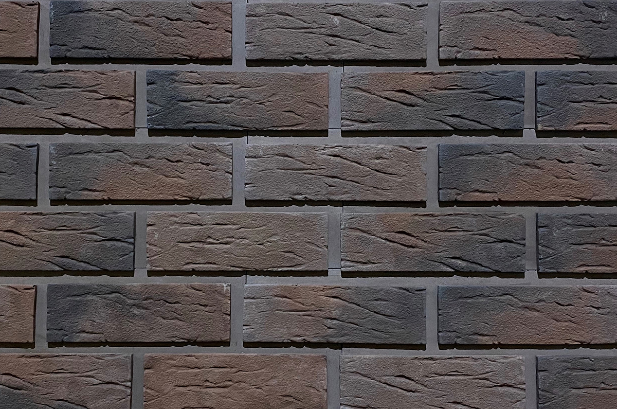 Облицовочная камень-панель с перекрытием шва клинкер №26 купить в Санкт-Петербурге