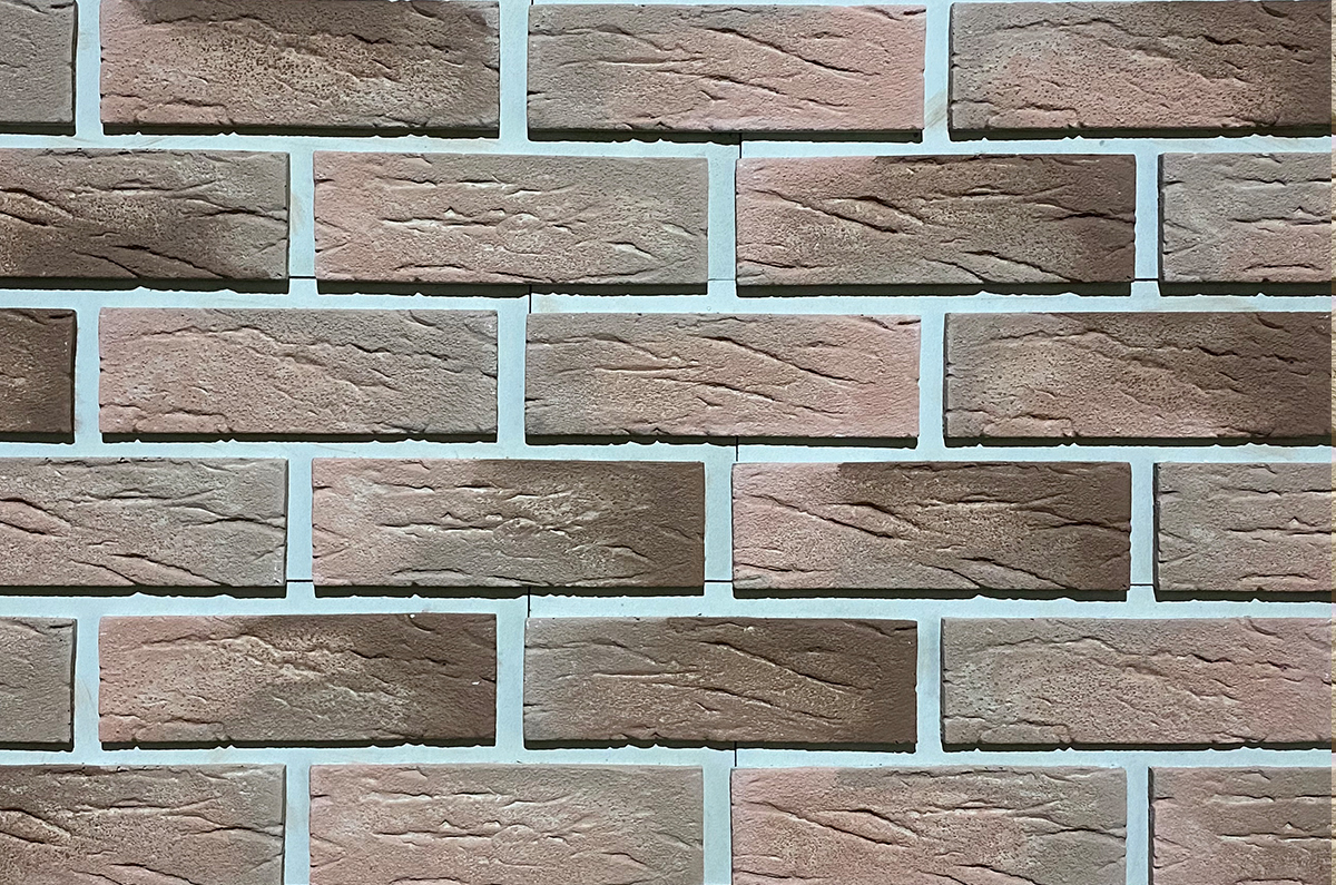 Облицовочная камень-панель с перекрытием шва клинкер №41 купить в Санкт-Петербурге