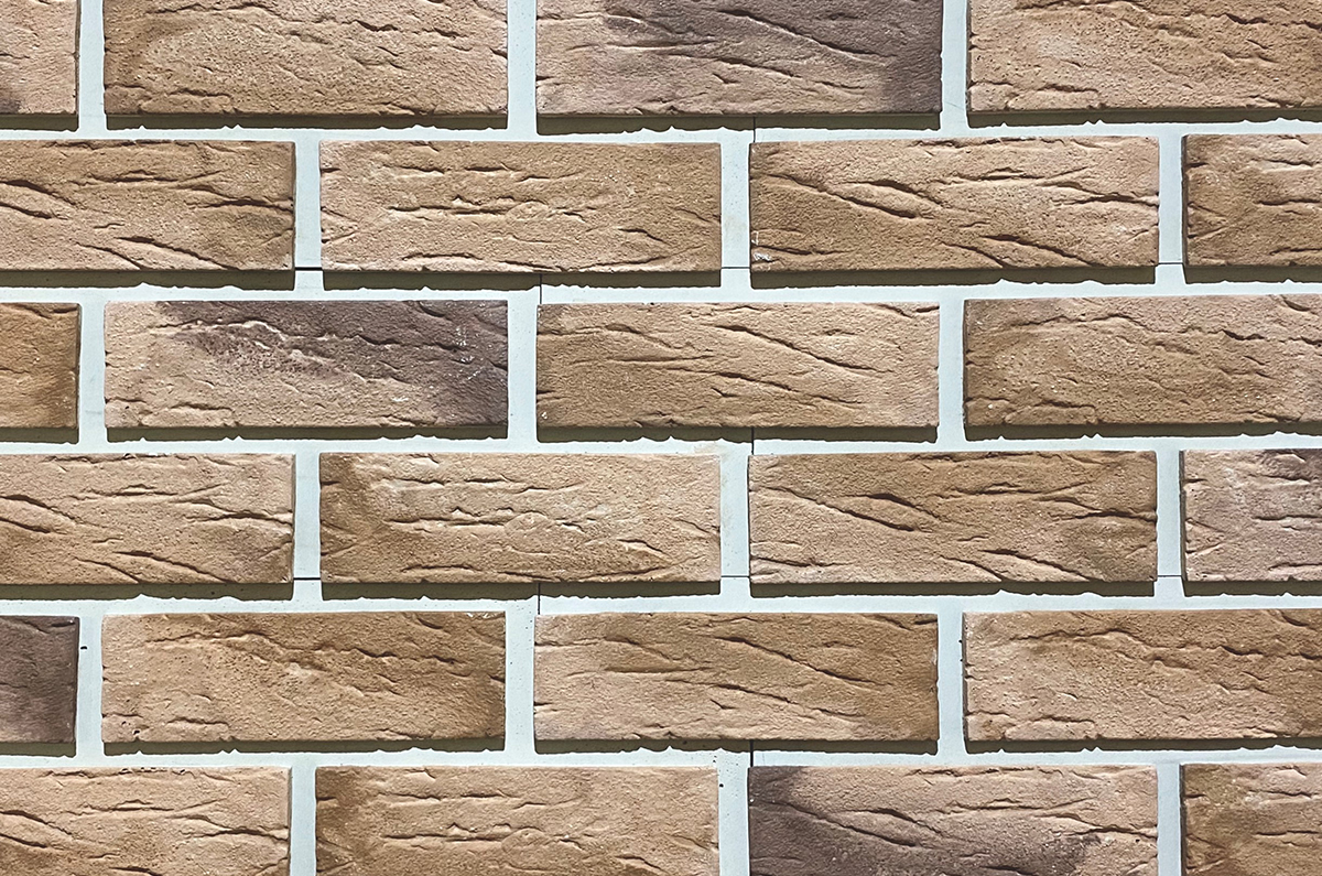 Облицовочная камень-панель с перекрытием шва клинкер №48 купить в Санкт-Петербурге