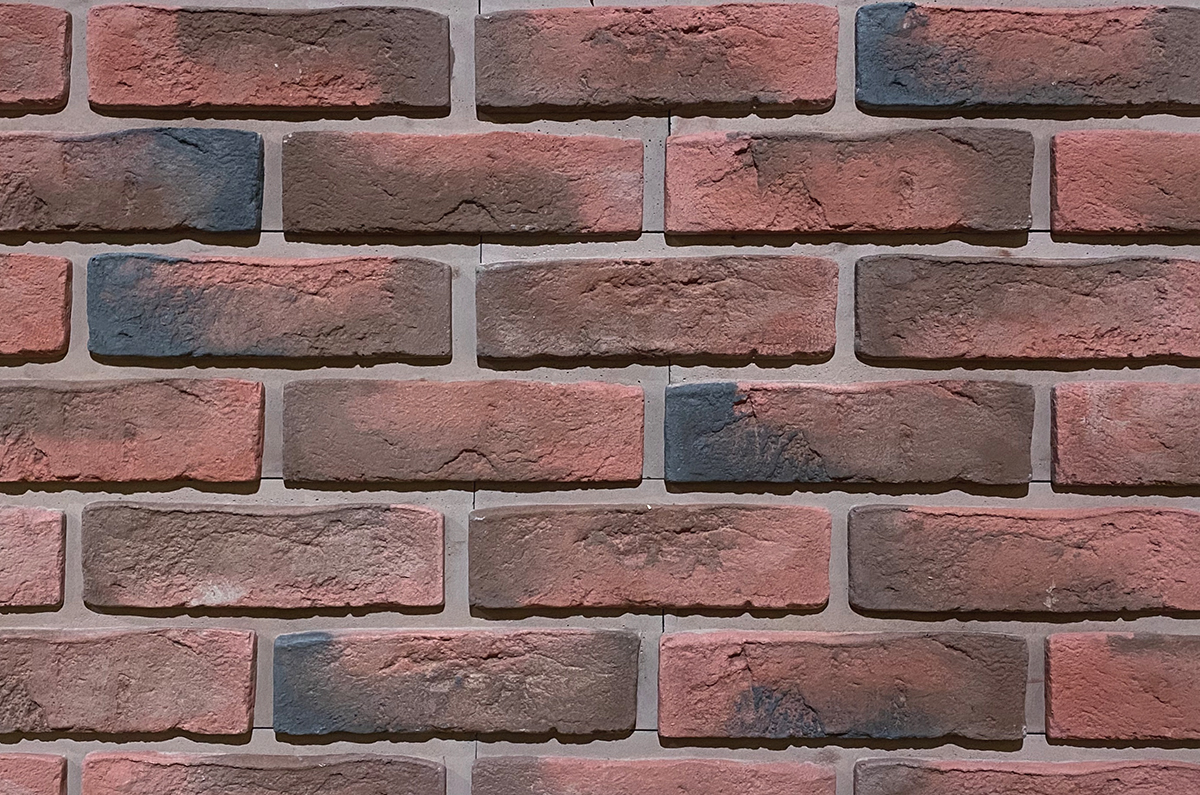 Облицовочная камень-панель конаковский кирпич №32 купить в Санкт-Петербурге